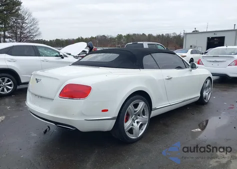 2012 Bentley Continental Gtc z USA, uszkodzony, nr VIN SCBGR3ZA0CC077183
